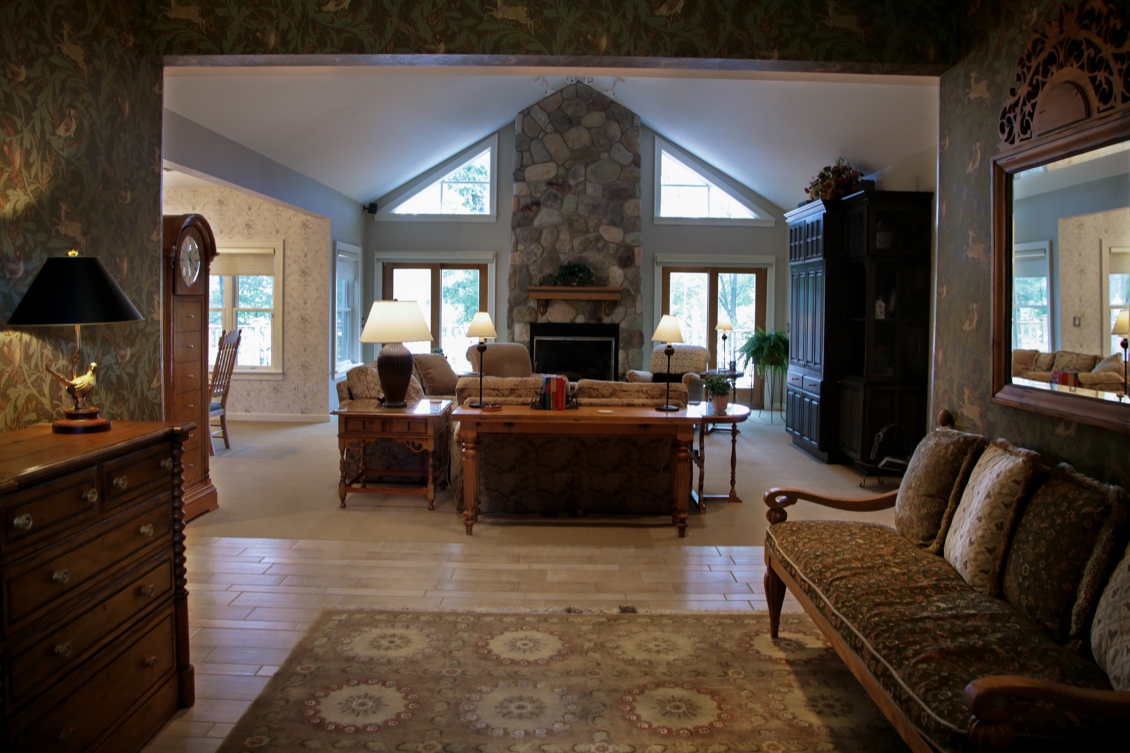 Lodge A — Living Room